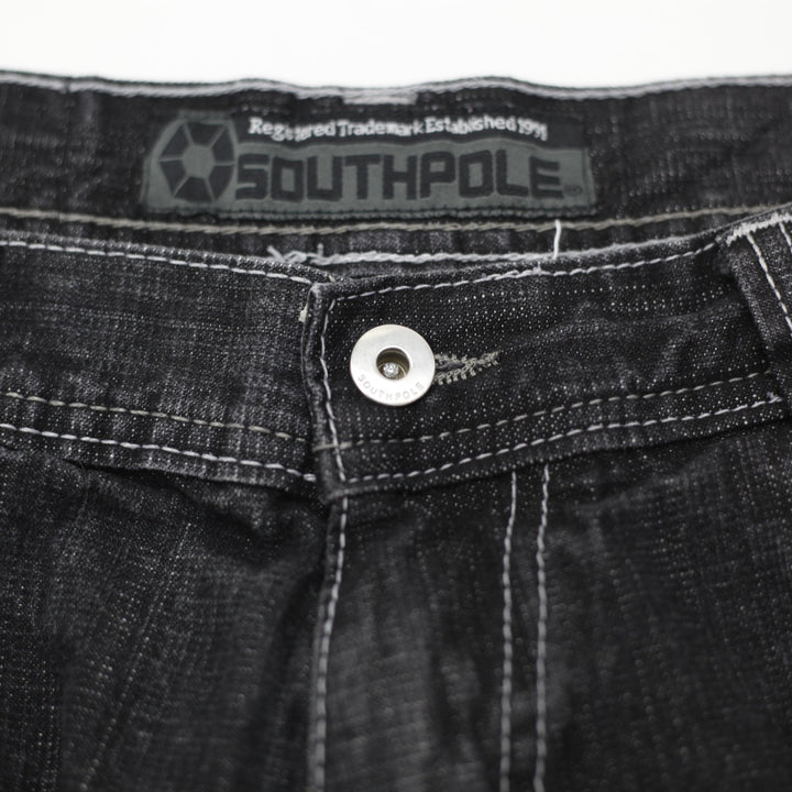 Y2K Mens Southpole 4180 Casual Style Denim Shorts Size 32