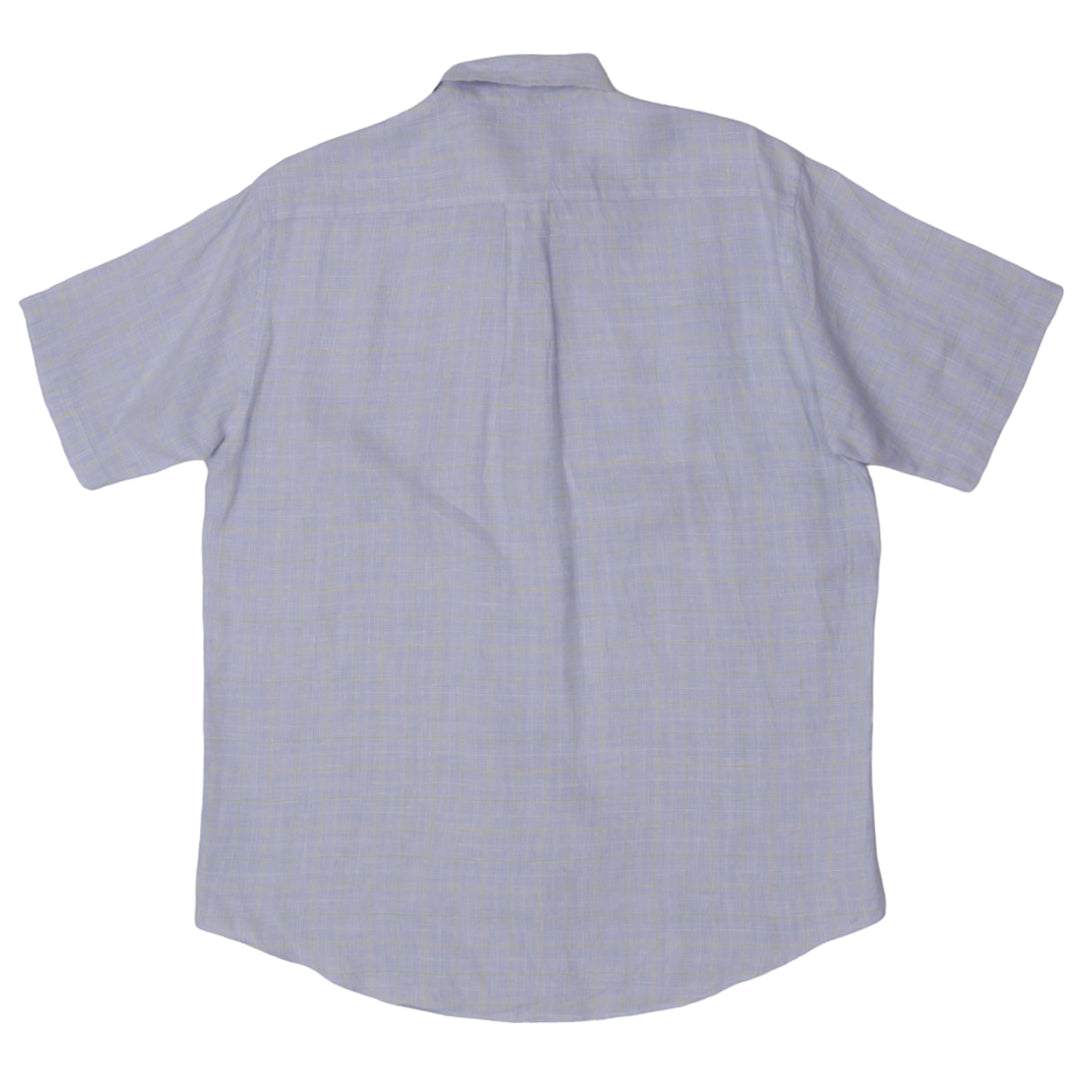 Mens Brooks Brothers Plaid All Irish Linen Shirt