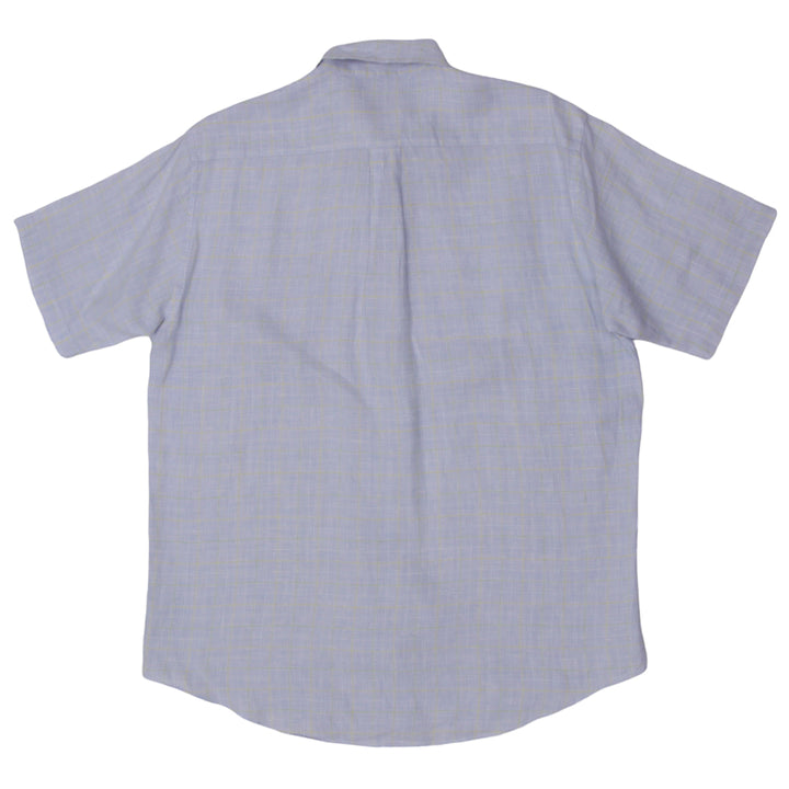 Mens Brooks Brothers Plaid All Irish Linen Shirt