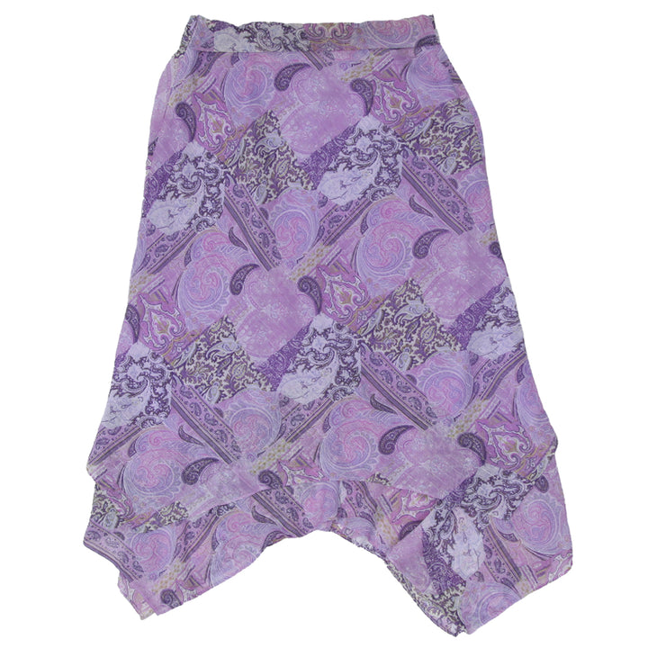 Y2K Purple Paisley Print Maxi Skirt - Fashion Rerun Vintage Migration_Skirt