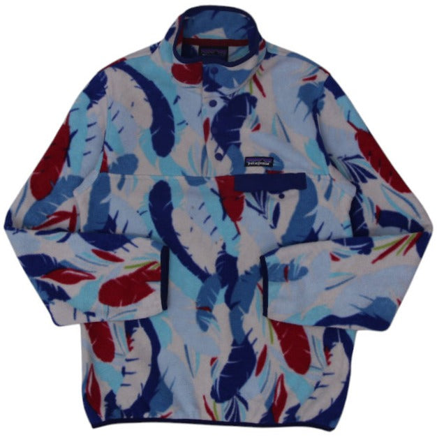 Ladies Patagonia Synchilla Snap Pullover Feather Dance Fleece Jacket Size S | Migration_Jackets | Fashion Rerun