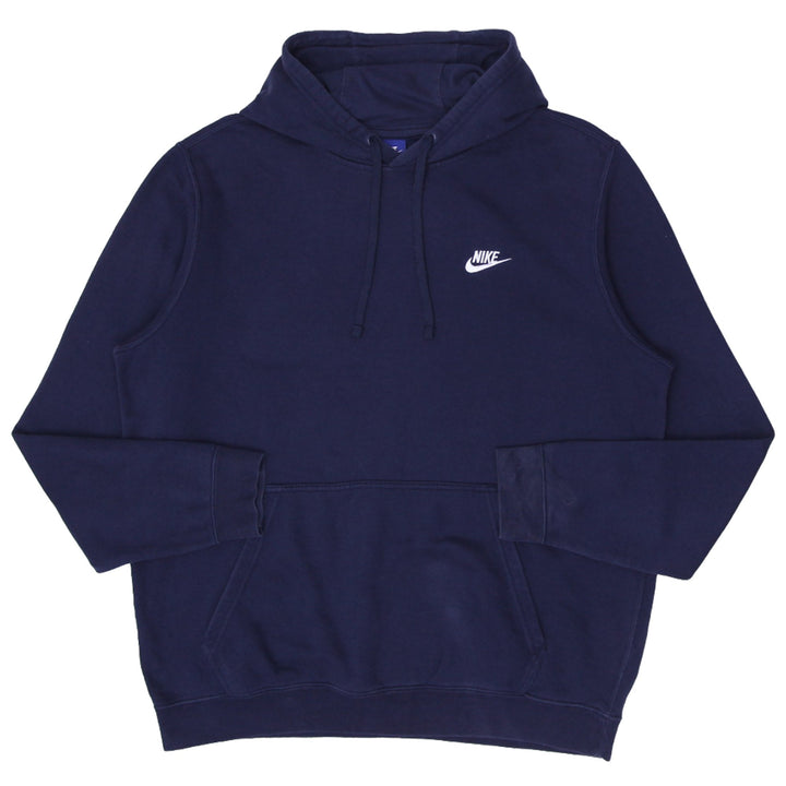 Mens Embroidered Nike Logo Pullover Hoodie
