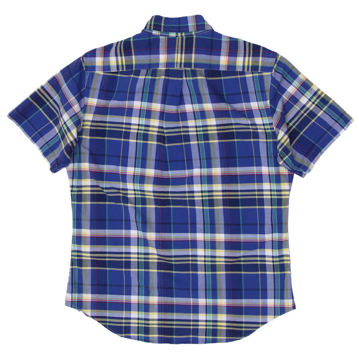 Mens Ralph Lauren Slim Fit Flannel Short Sleeve Shirt