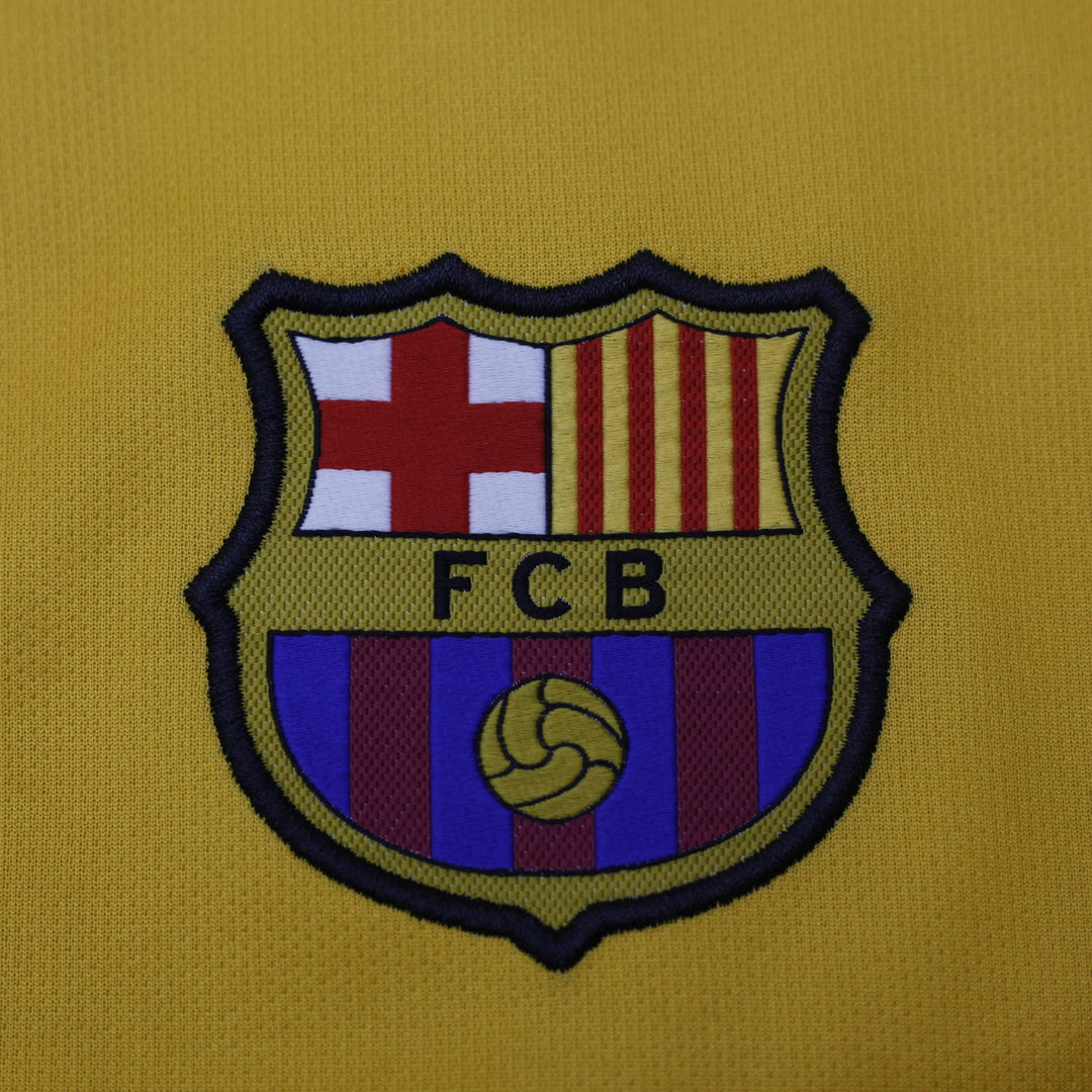 Mens Nike FC Barcelona Qatar Airways Senyera Away Football Shirt Jersey Size L