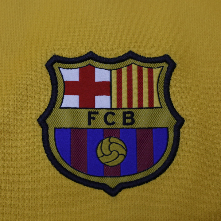 Mens Nike FC Barcelona Qatar Airways Senyera Away Football Shirt Jersey Size L