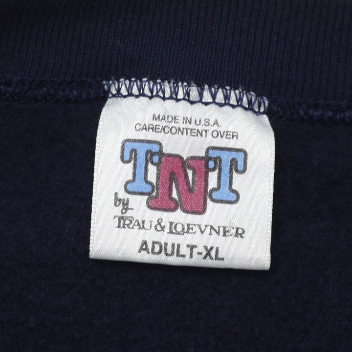 Vintage Trau & Loevner 1995 Penn State Nittany Lions Rose Bowl Sweatshirt Made in USA Navy Blue Size XL - Fashion Rerun Vintage Migration_Sweaters