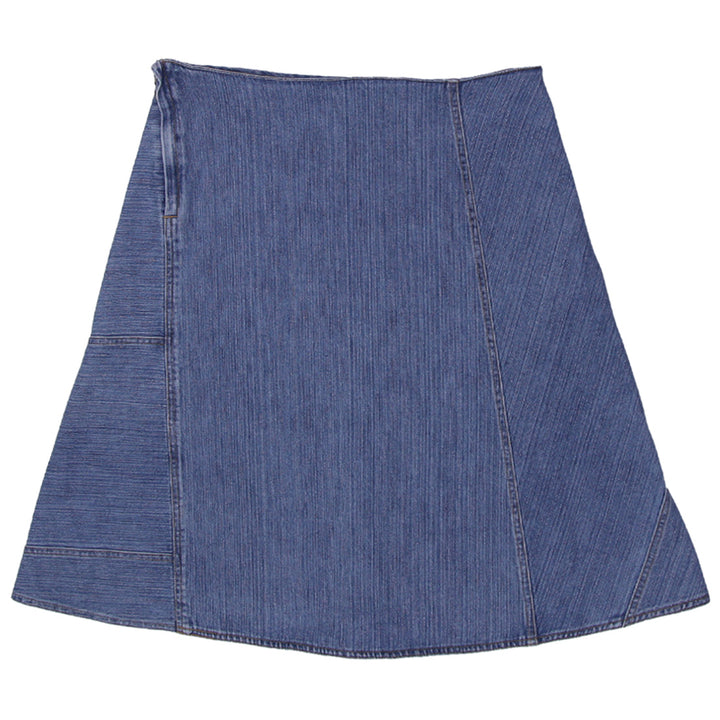 Y2K Ladies Side Zip Denim Midi Skirt - Fashion Rerun Vintage Migration_Skirt