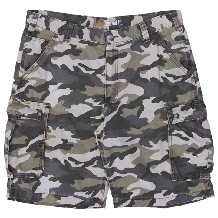 Mens Carhartt Relaxed Fit Cargo Camo Short
