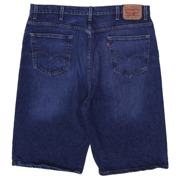 Mens Levi Strauss Waterless 569 Straight Fit Denim Shorts