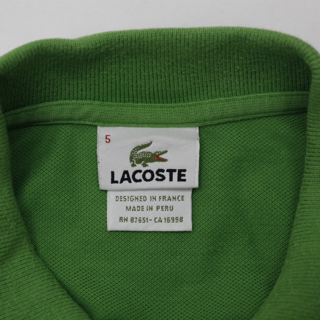 Mens Lacoste Short Sleeve Classic Pique Cotton Polo T-Shirt Size 5