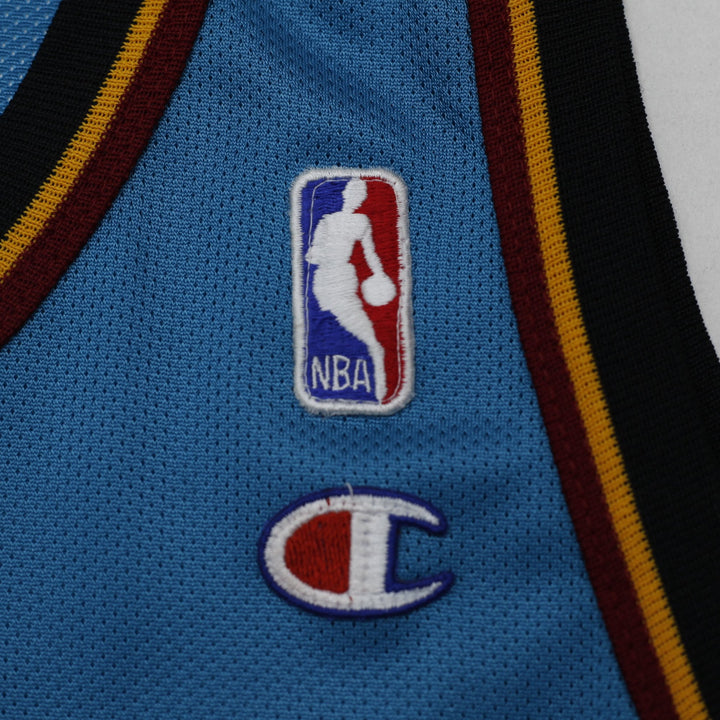 Vintage 90s Champion Pistons Hill Wallace Lions Jersey Made in USA Size 52 | Migration_Jerseys - Detail View | Fashion Rerun