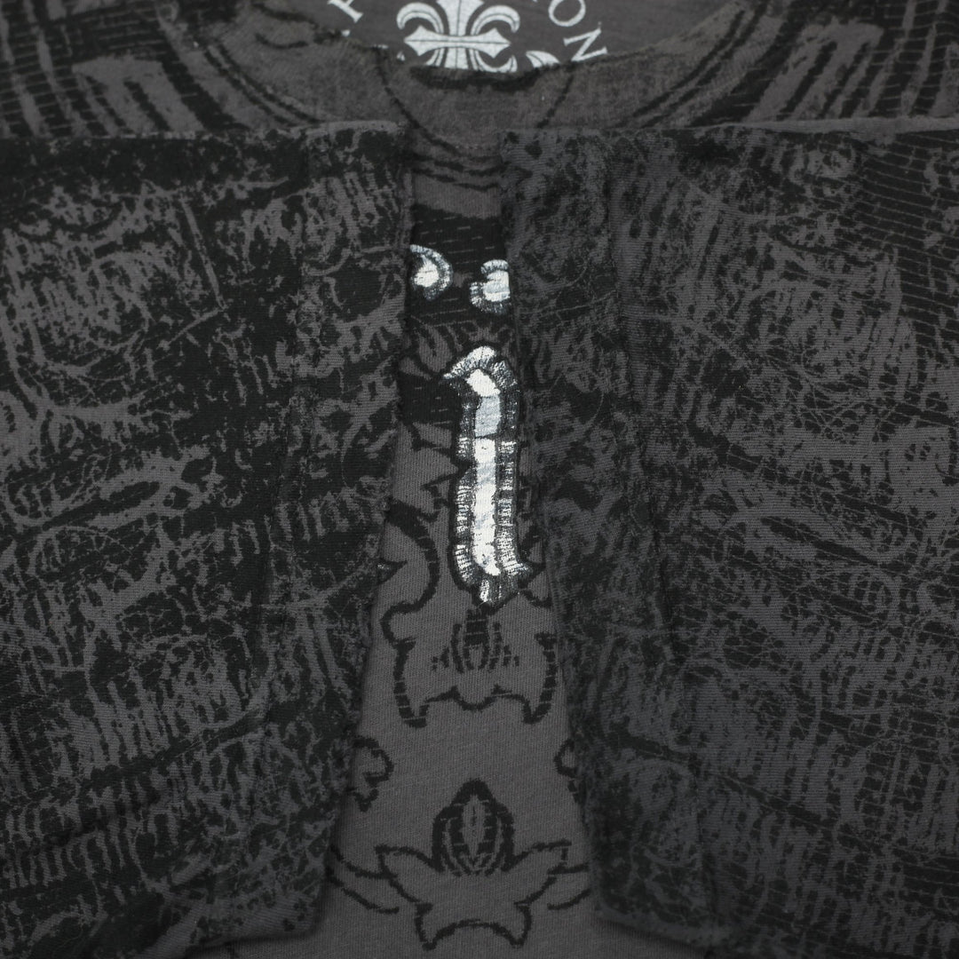 Y2K Men’s Affliction Skull Graphic Embroidered T-Shirt Size XL | Migration_T-Shirts SW COLLECTION - View 10 | Fashion Rerun