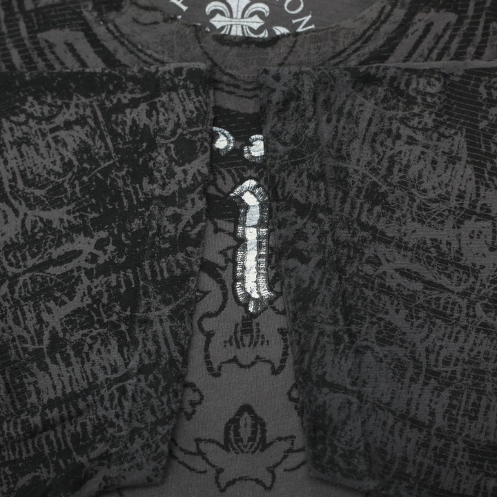 Y2K Men’s Affliction Skull Graphic Embroidered T-Shirt Size XL | Migration_T-Shirts SW COLLECTION - View 10 | Fashion Rerun