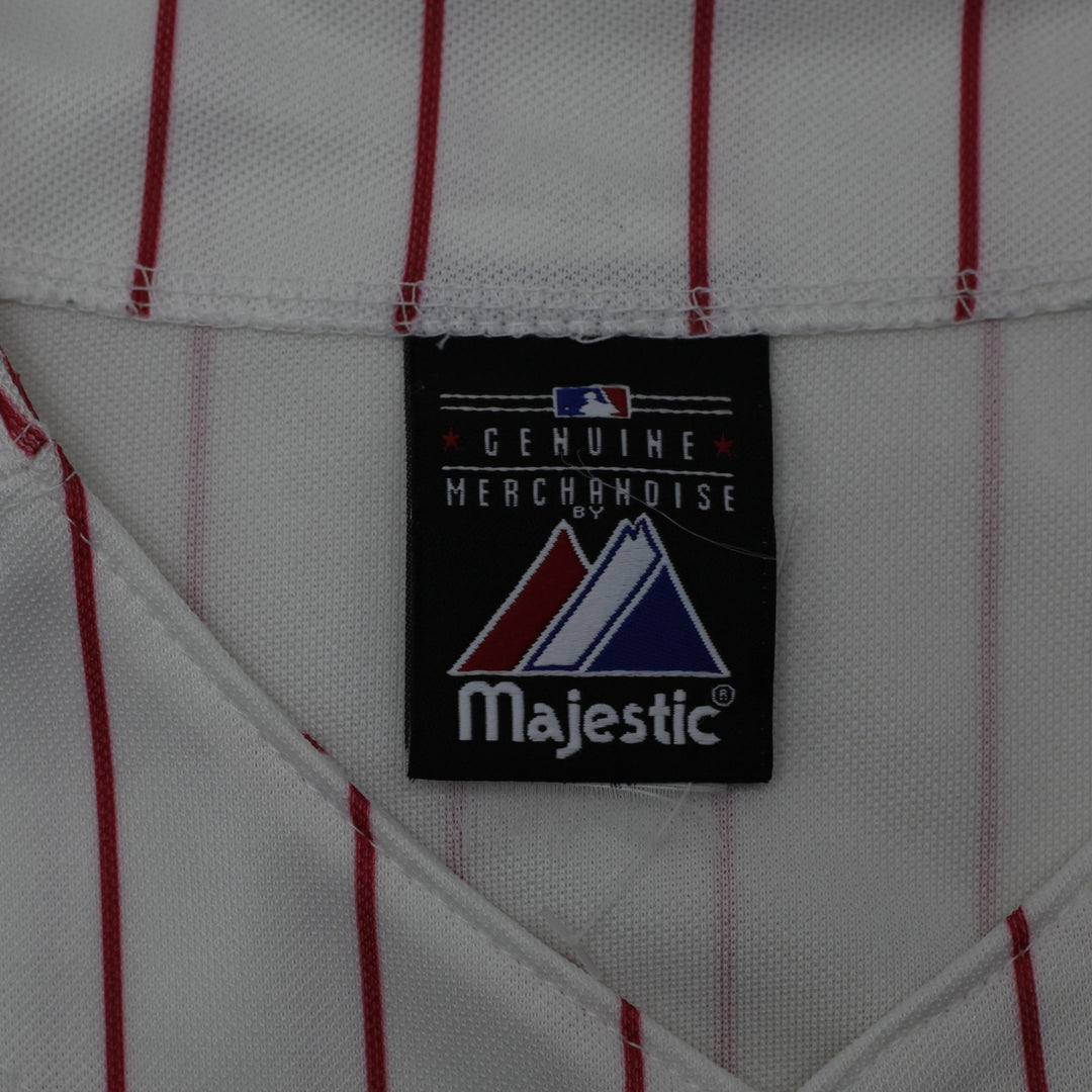 Vintage White Red Pinstripe Philadelphia Phillies Baseball Jersey
