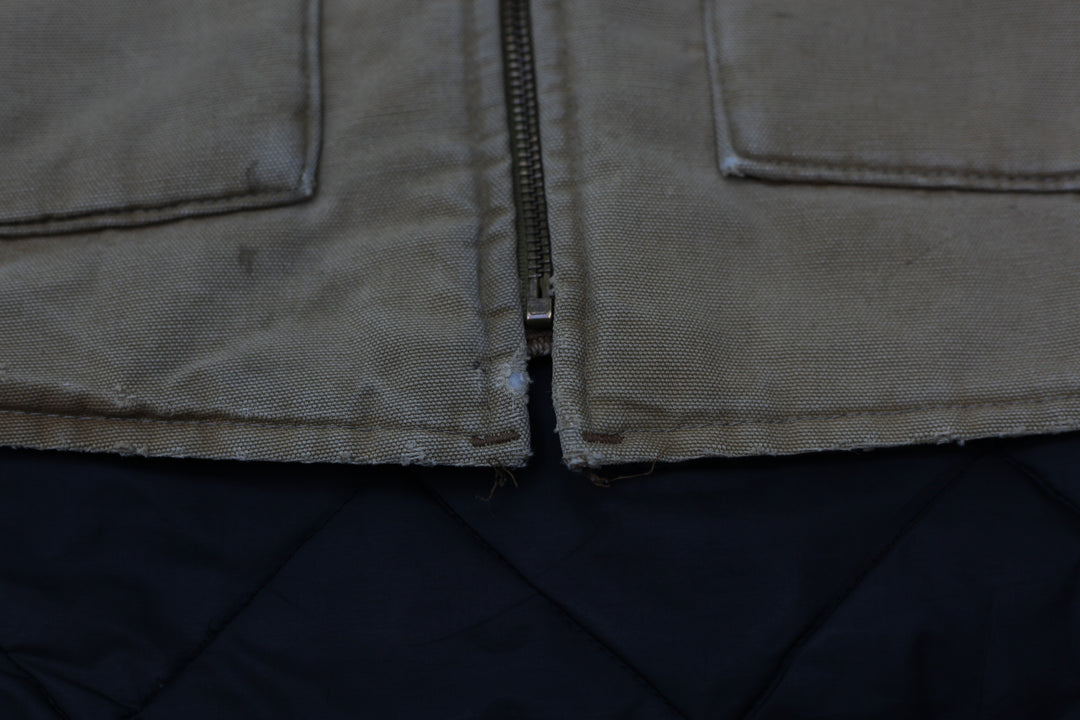 Vintage Carhartt V0186 Brown Quilted Lined Vest