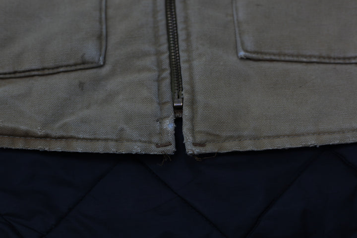 Vintage Carhartt V0186 Brown Quilted Lined Vest