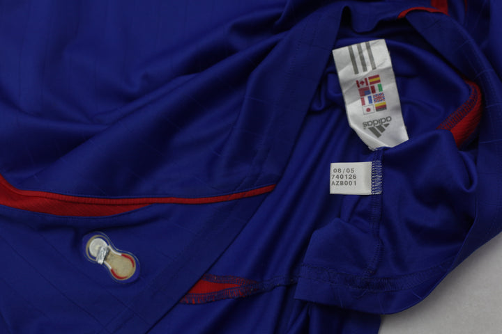 Mens France 2006/2007 World Cup Home Adidas Football Jersey Shirt