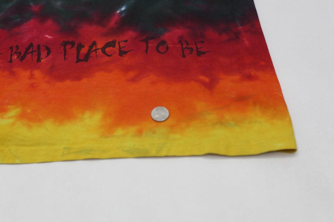 Vintage AC DC Highway To Hell AOP T-Shirt Liquid Blue L - Fashion Rerun Vintage Migration_T-Shirt