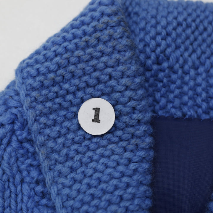 Vintage 60s Cowichan Wool Shawl Collar Sweater Size XL | Migration_Knitwear & Sweaters - Detail View | Fashion Rerun
