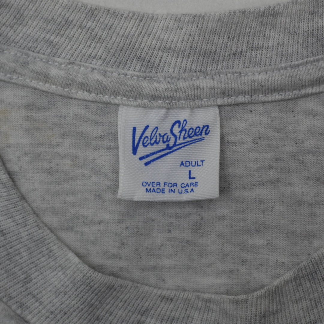 Vintage Velva Sheen Donald Duck T-Shirt Gray Cartoon Graphic Made In USA L | Migration_T-Shirts - Back View | Fashion Rerun