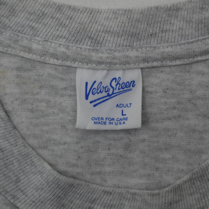 Vintage Velva Sheen Donald Duck T-Shirt Gray Cartoon Graphic Made In USA L | Migration_T-Shirts - Back View | Fashion Rerun