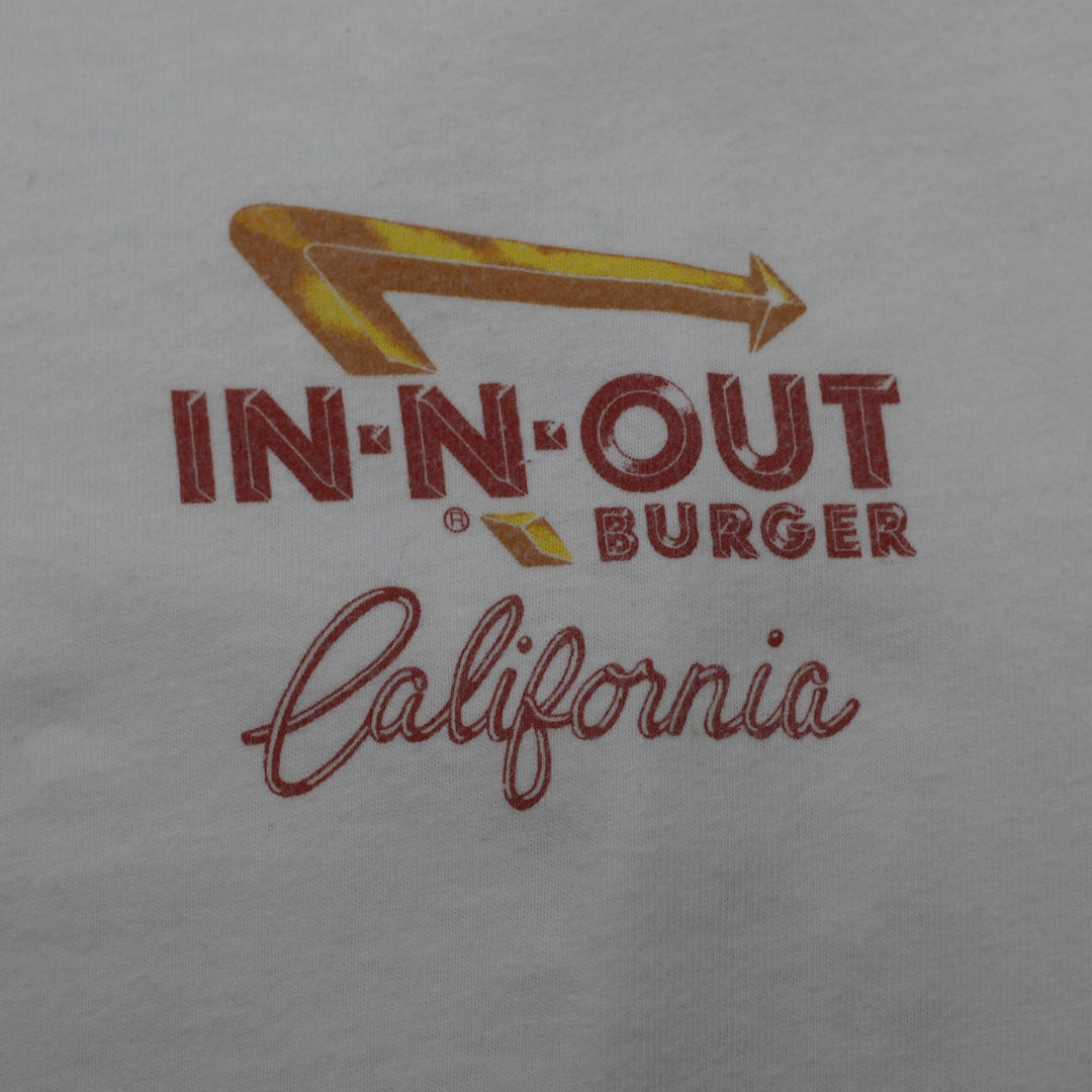 Vintage 1998 In-N-Out Burger 50th Anniversary T-Shirt Made in USA Size XL