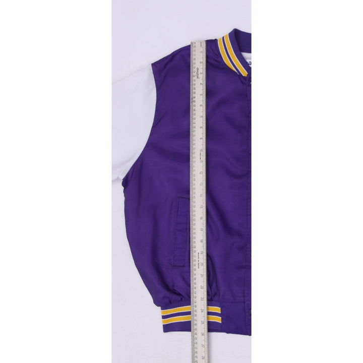 Vintage 90s Chalk Line Utah Jazz Satin Jacket Made in USA Size L | Migration_Jackets - View 6 | Fashion Rerun