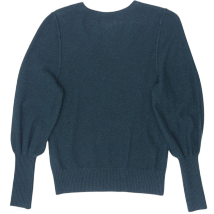 Ladies Maeve By Anthropologie Green Cashmere X-Small Sweater | Migration_Sweaters - Side View | Fashion Rerun