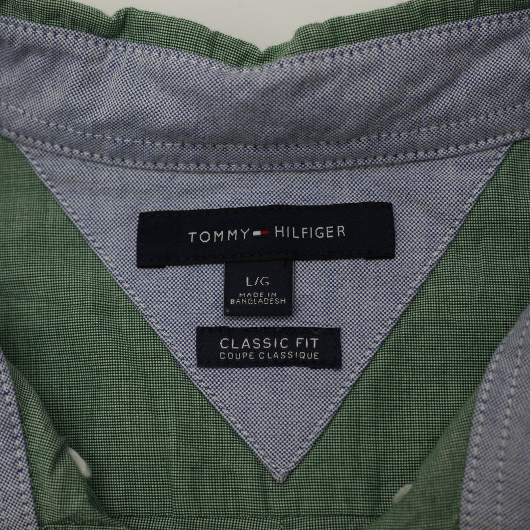 Tommy Hilfiger Check Shirt Size L | Migration_Shirts MJ DROP - Back View | Fashion Rerun
