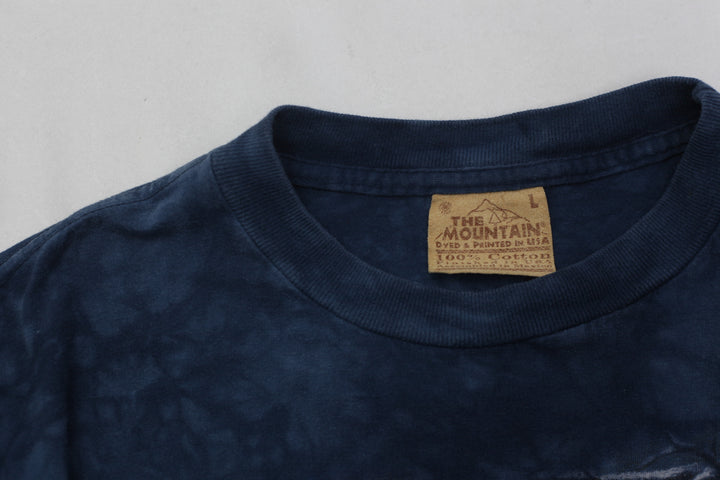 Vintage The Mountain American Bald Eagles Winter Scene T-Shirt