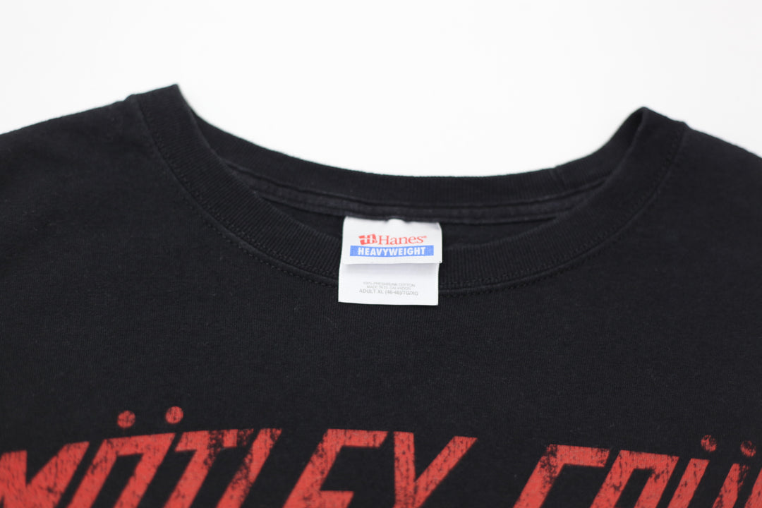 Vintage Motley Crue ' Too Fast For Love' Band T-Shirt Black Hanes XL