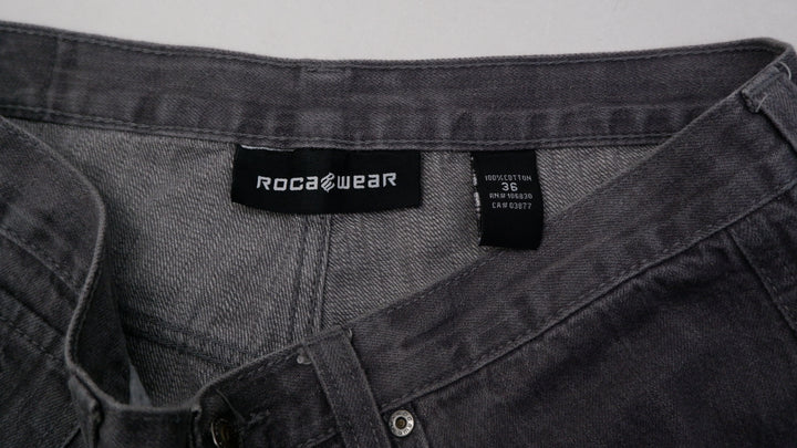 Y2K Mens Rocawear 100% Cotton Wide Leg Jeans