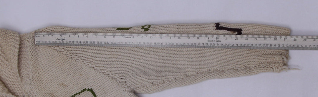 Vintage Mens Patterned Knitwear Full Zip Sweater Size L | Migration_Knitwear & Sweaters - View 13 | Fashion Rerun