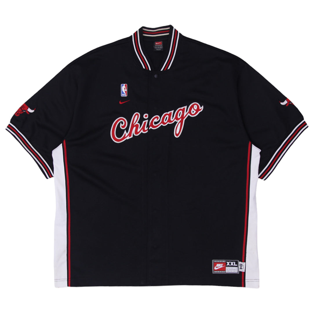 Shop Vintage Chicago Bulls Nike Short Sleeve Snap Button Jersey