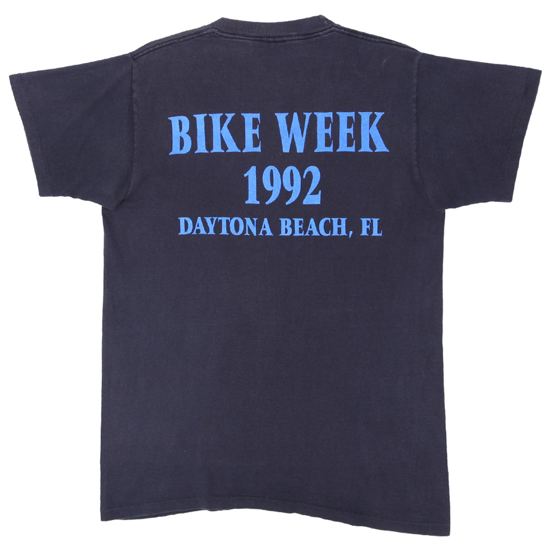 1991 Vintage Bike Week 92 Daytona Beach T-Shirt Single Stitch L - Fashion Rerun Vintage Migration_T-Shirt