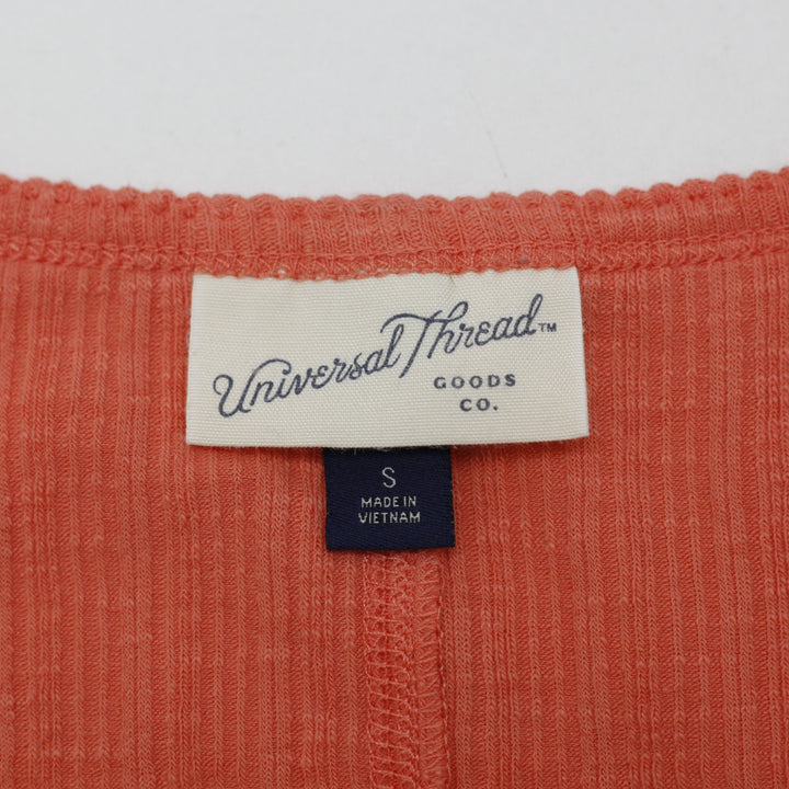 Y2K Ladies Universal Thread Goods Co. Short Sleeve Ribbed Tee Size S