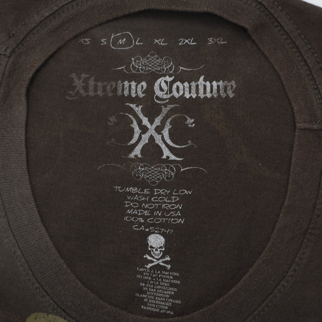 Y2K Mens Xtreme Couture Graphic T-Shirt Size M