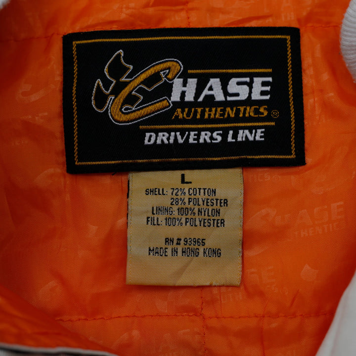 Vintage 00s Jeff Hamilton Joe Gibbs FedEX Splash Style Racing Jacket Size L | Migration_Jackets - Back View | Fashion Rerun