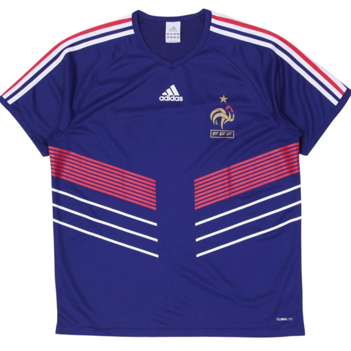 Mens France Football Shirt Adidas Top 2010 2011 Home Jersey