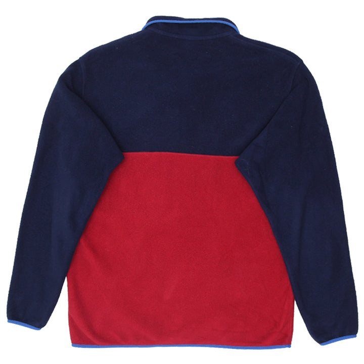 Mens Patagonia Synchilla Snap-T Fleece Pullover Navy / Red - Fashion Rerun Vintage Migration_Sweaters