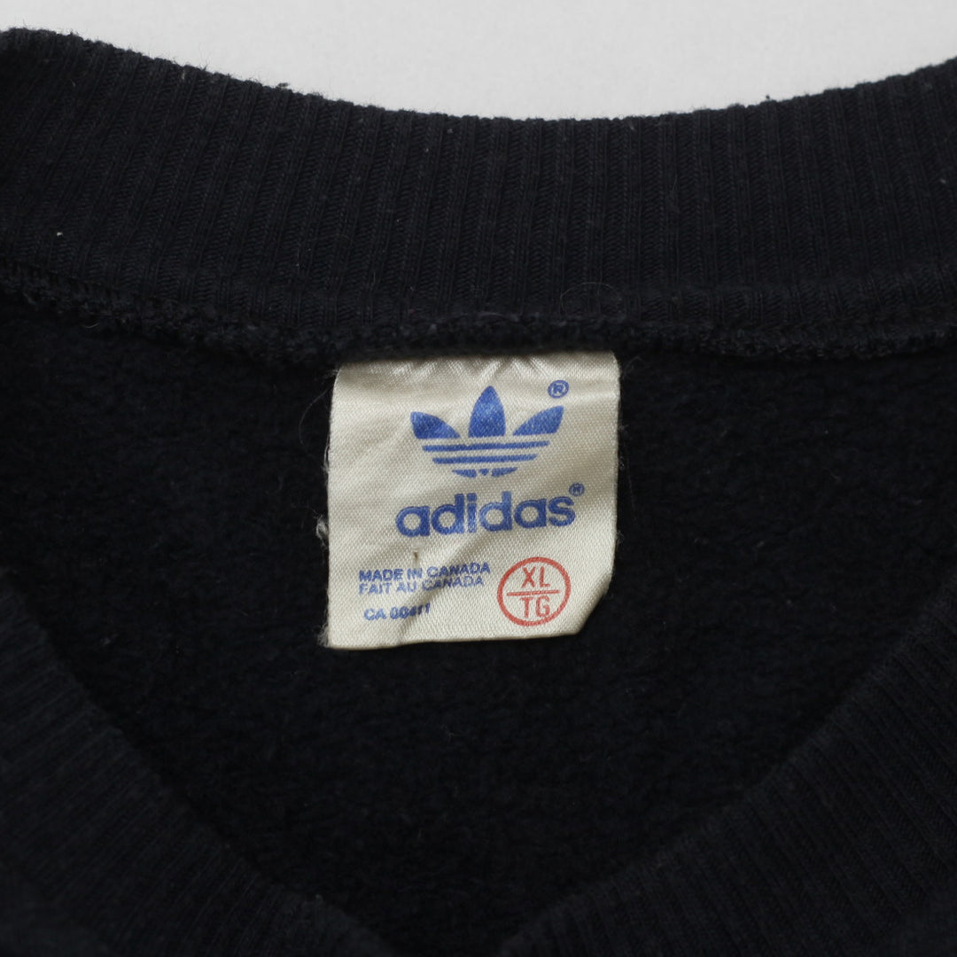 Vintage Adidas Originals Embroidered Black Crewneck Sweatshirt XL - Fashion Rerun Vintage Migration_Sweaters