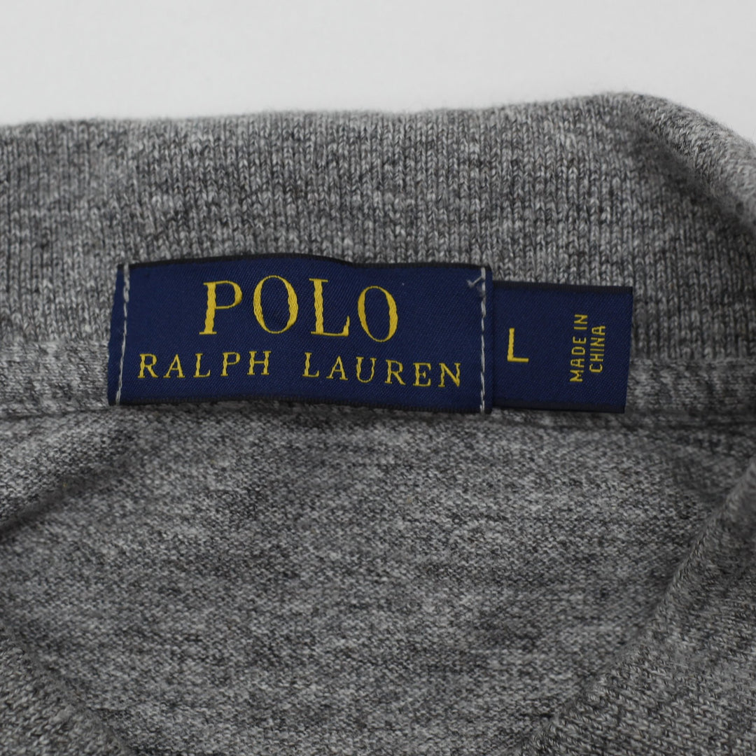 Mens Polo Ralph Lauren Gray Short Sleeve T-Shirt Size L