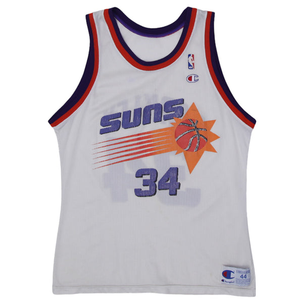 希少 90‘s USA製 champion NBA SUNS バスケシャツ Shop Vintage 90'S Champion Phoenix Suns Barkley 34 NBA Basketball