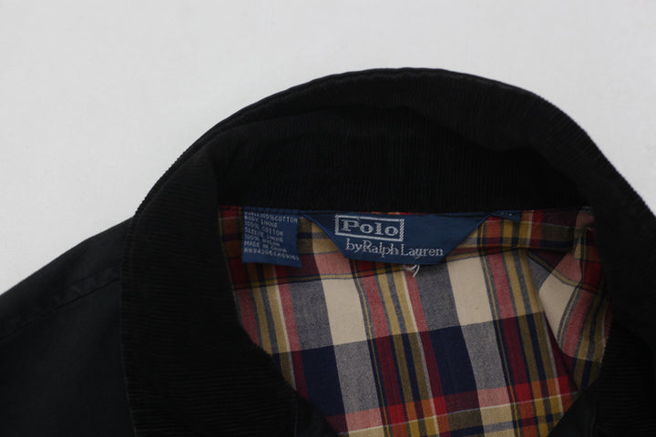 Vintage Polo by Ralph Lauren Black Harrington Jacket