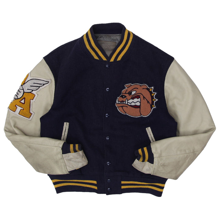 Vintage Golden Bear Octopus Army Varsirty Jacket-Size M, Made In USA - Fashion Rerun Vintage Migration_Jacket