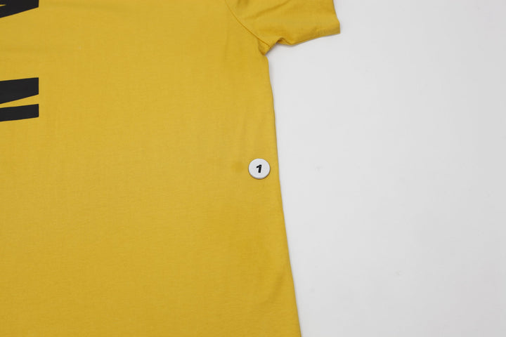 Mens Nike Jordan Men Air Stretch T-Shirt Pollen Yellow Black Jumpman Logo Tee