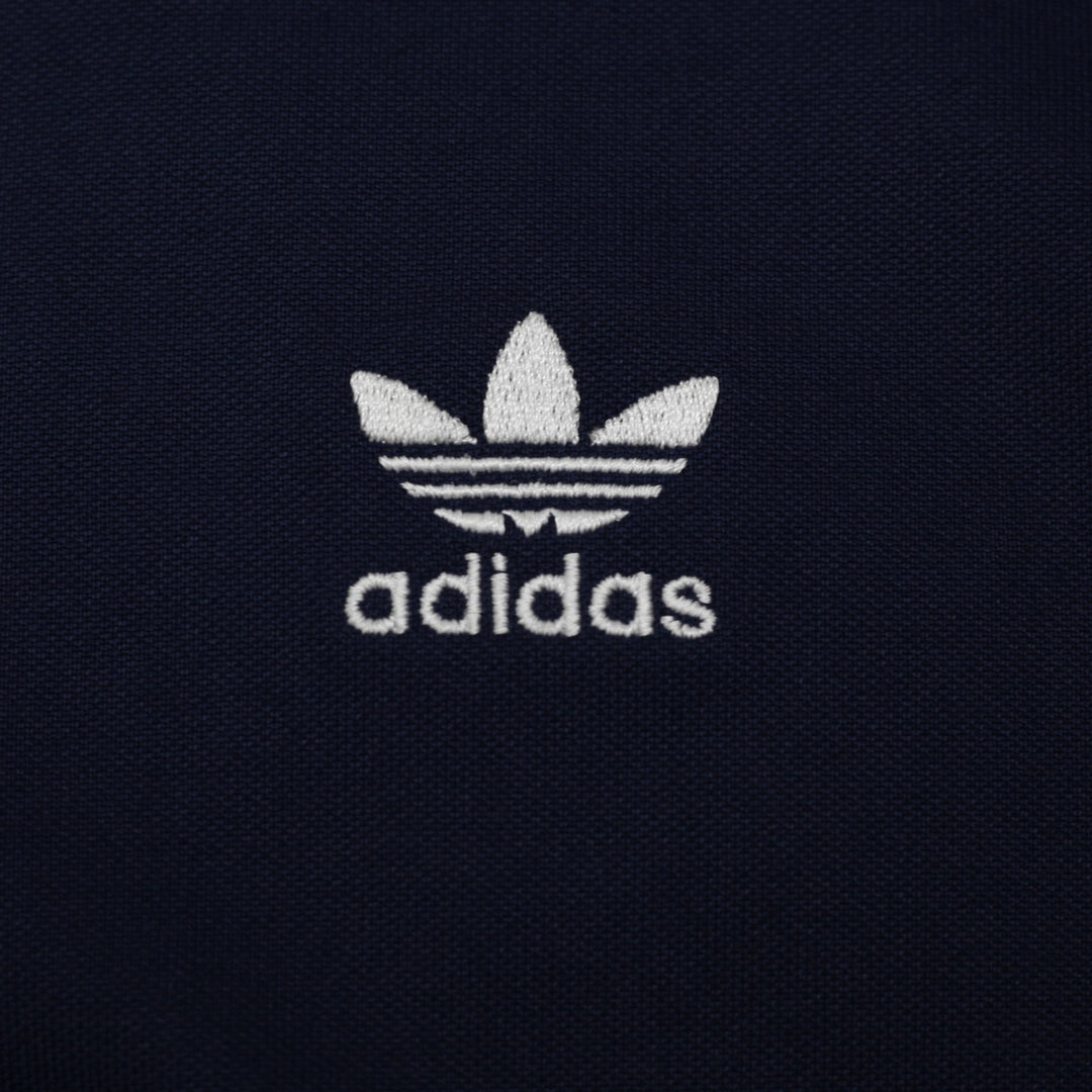 Mens Adidas Originals Navy Blue Adicolor Snap Sleeve Track Jacket Size L