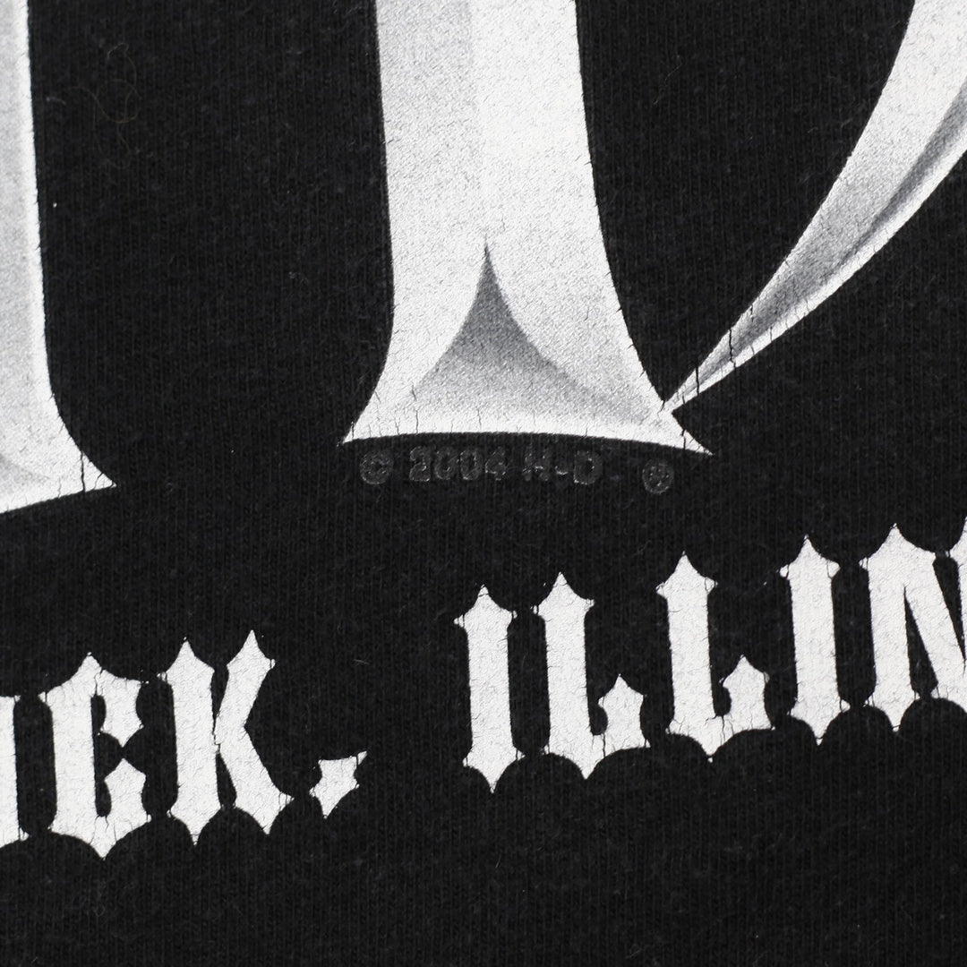 Vintage Harley-Davidson Who Let The Hogs Out Black Graphic T-Shirt Made In USA L