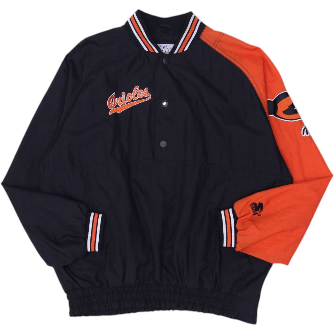 Vintage 90s Starter Baltimore Orioles Bird Patch Logo Jacket Size M | Migration_Jackets | Fashion Rerun
