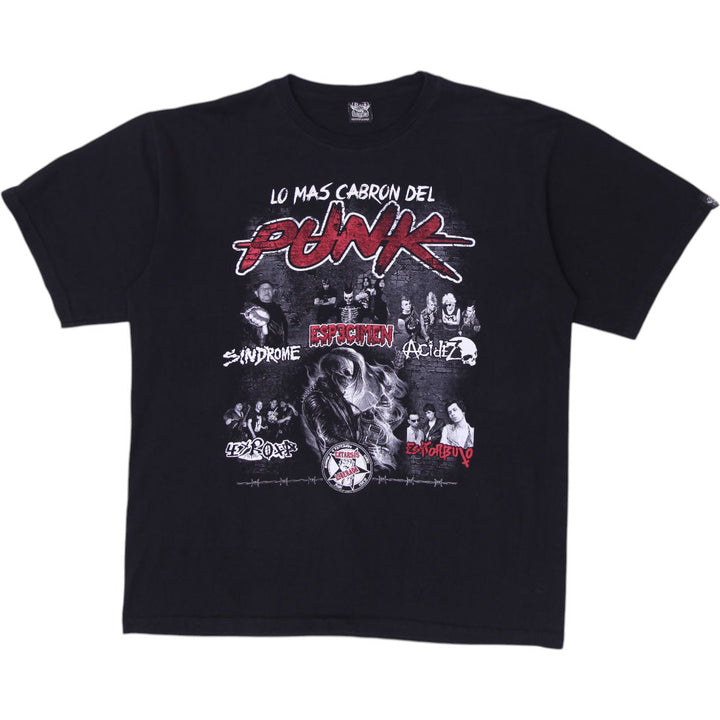 Mens Rock Revolucion Punk Graphic Band T-Shirt Size XL